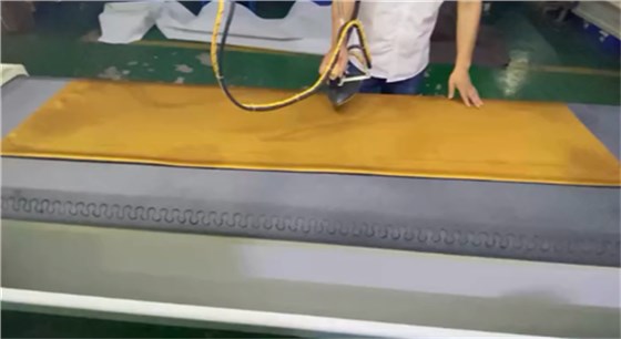 旋轉(zhuǎn)燙臺(tái)毛氈帶0424-2