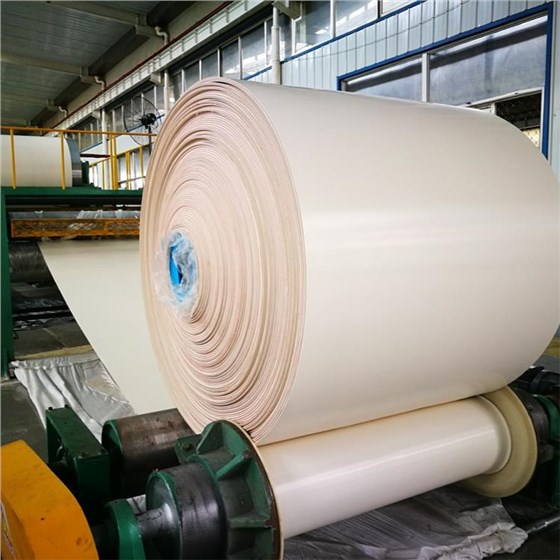 白色橡膠輸送帶0911-1