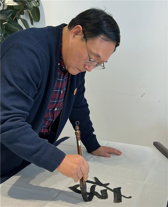 書畫家來訪0124-4