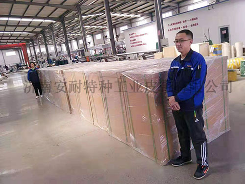 40條出口的工業皮帶濟南安耐如期交貨01