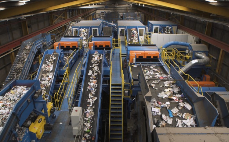 智能垃圾分選輸送帶