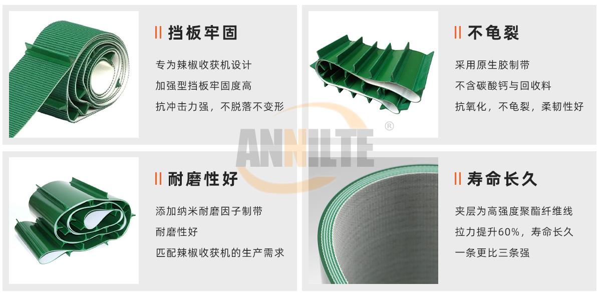 辣椒收貨機皮帶