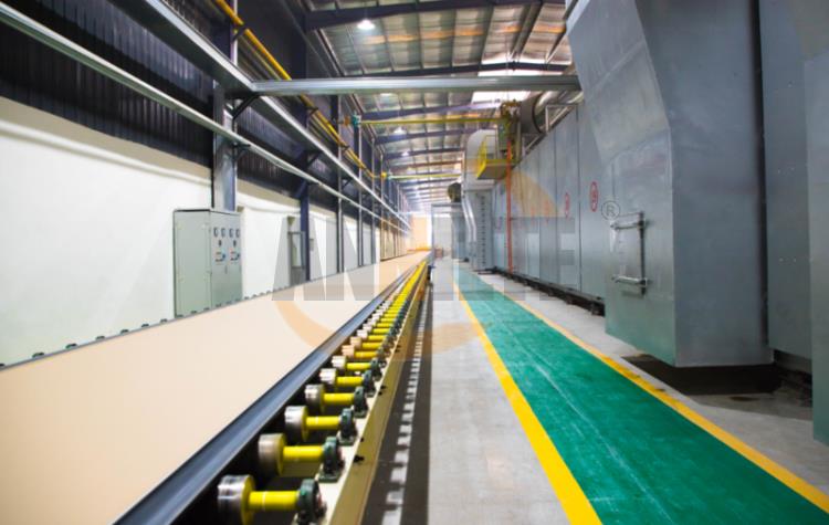 濟南安耐石膏板輸送帶